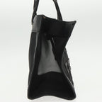 FENDI Mesh Tote Bag Leather Blackep6207