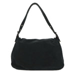 FENDI Mamma Baguette Shoulder Bag Cotton Gray Silverep6216