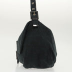 FENDI Mamma Baguette Shoulder Bag Cotton Gray Silverep6216