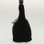 FENDI Mamma Baguette Shoulder Bag Nylon Black Silverep6221