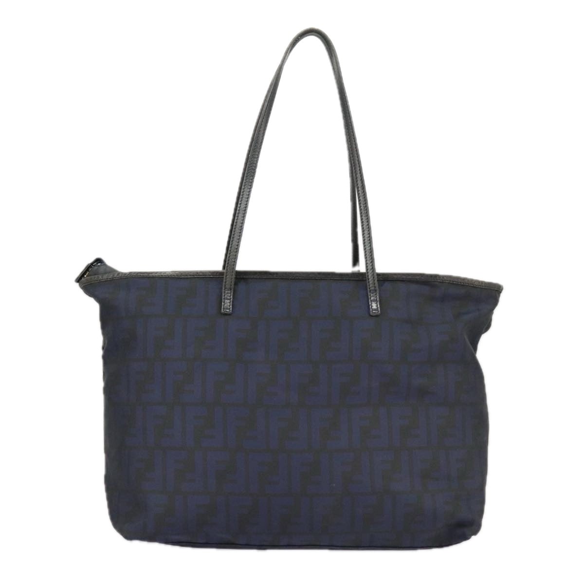 FENDI Zucca Canvas Tote Bag Gold Navyep6478