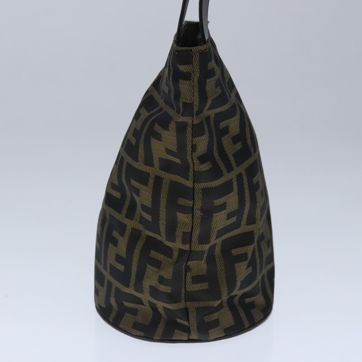 FENDI Zucca Canvas Pouch Brown Blackep6604