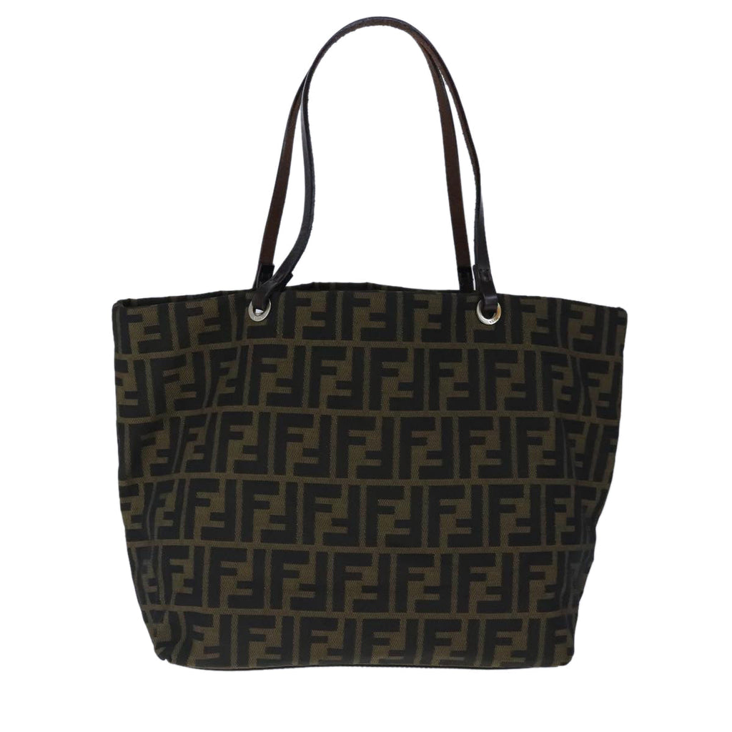 FENDI Zucca Canvas Tote Bag Brown Blackep6620
