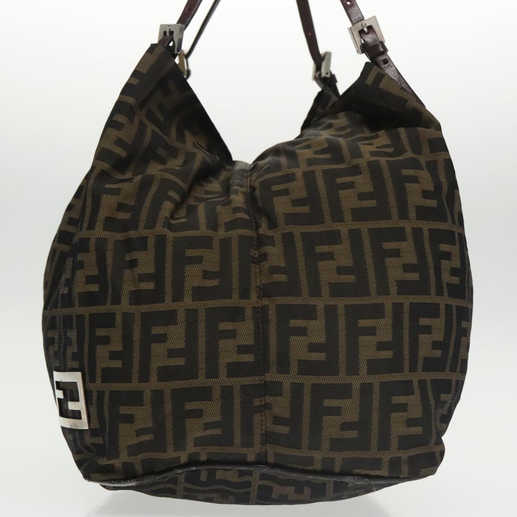 FENDI Zucca Canvas Tote Bag Khakiep6785