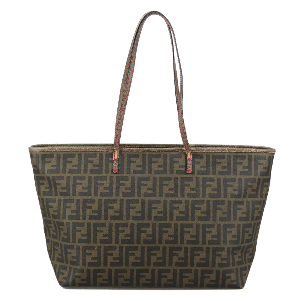 FENDI Zucca Canvas Tote Bag Brown Blackep6901