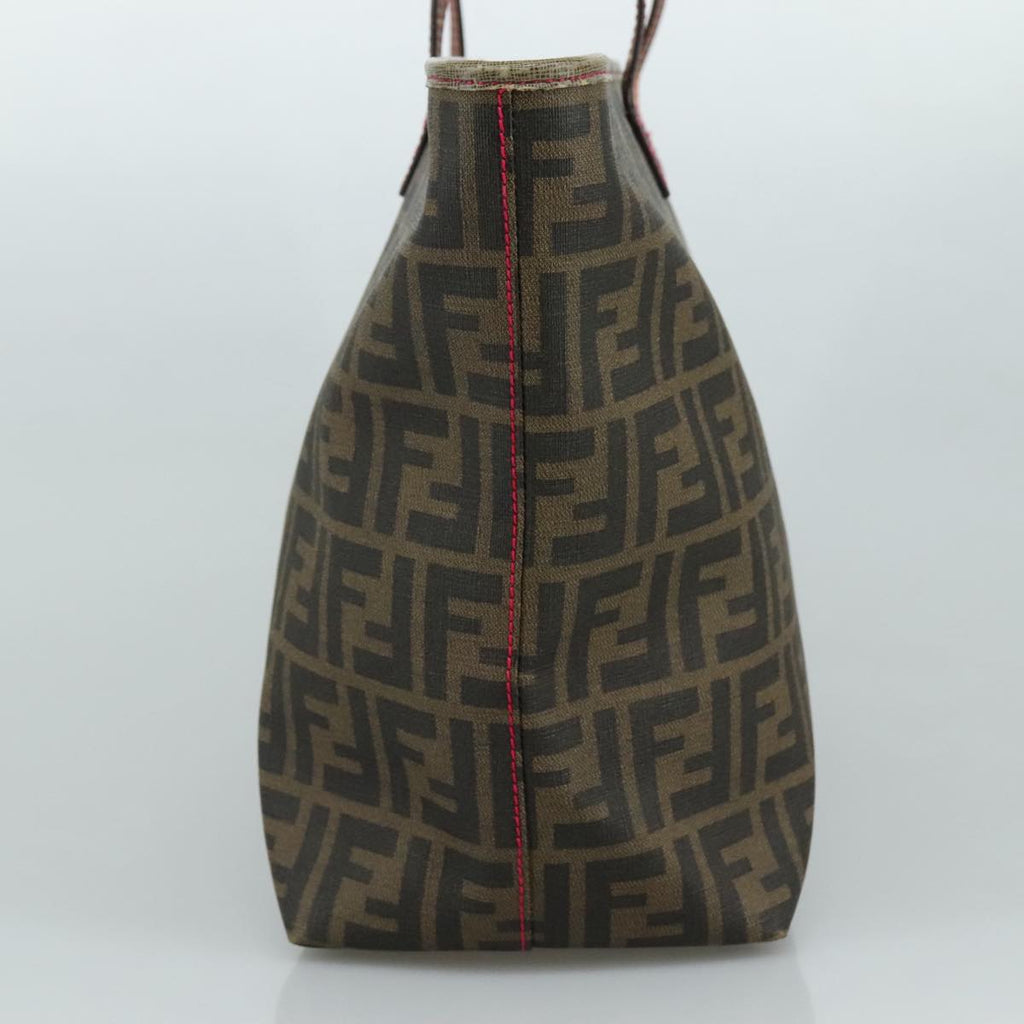 FENDI Zucca Canvas Tote Bag Brown Blackep6901