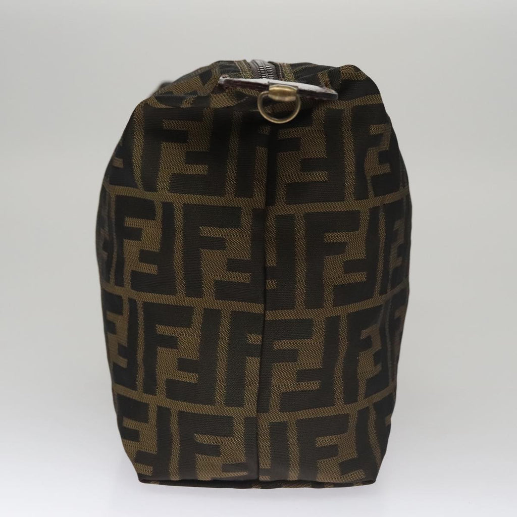 FENDI Zucca Canvas Pouch Brown Blackep7110