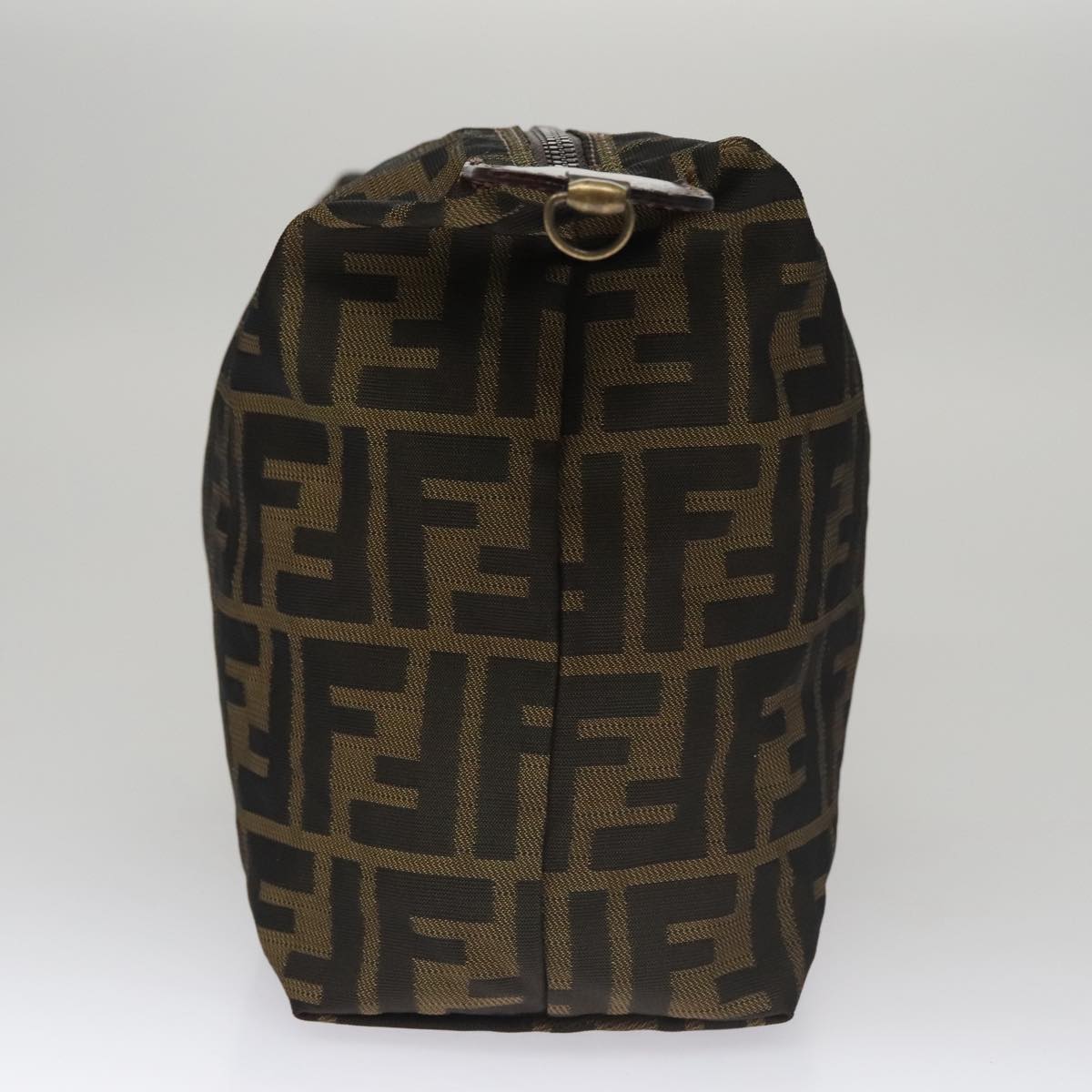 FENDI Zucca Canvas Pouch Brown Blackep7110