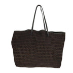 FENDI Zucchino Canvas Tote Bag Brownep7111