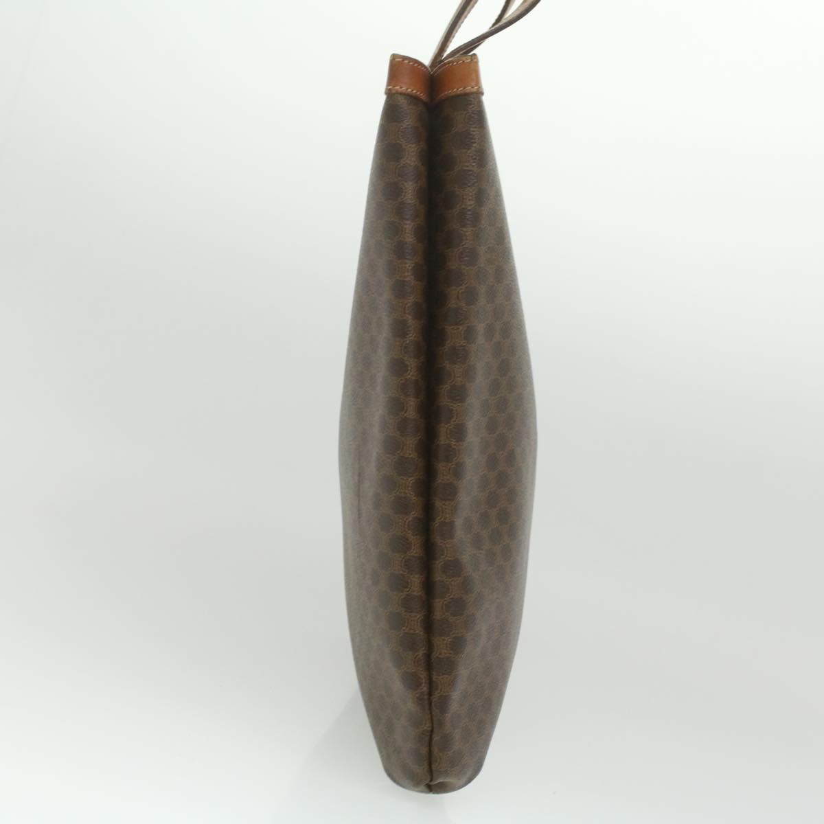 CELINE Macadam Canvas Tote Bag PVC Leather Brown  ep712