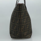 FENDI Zucca Canvas Tote Bag Brown Blackep7127