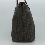 FENDI Zucca Canvas Tote Bag Brown Blackep7127