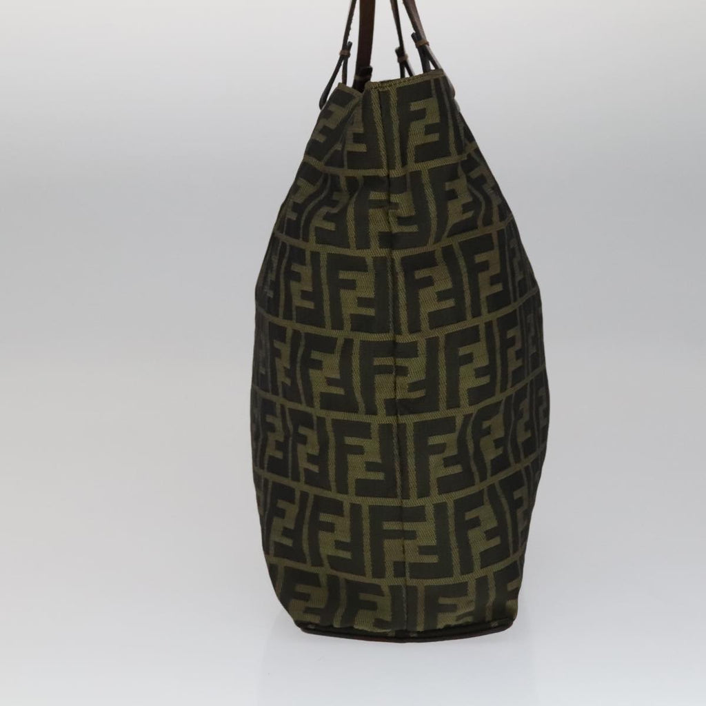 FENDI Zucca Canvas Tote Bag Brown Blackep7142