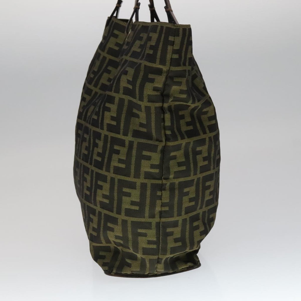 FENDI Zucca Canvas Tote Bag Brown Blackep7142