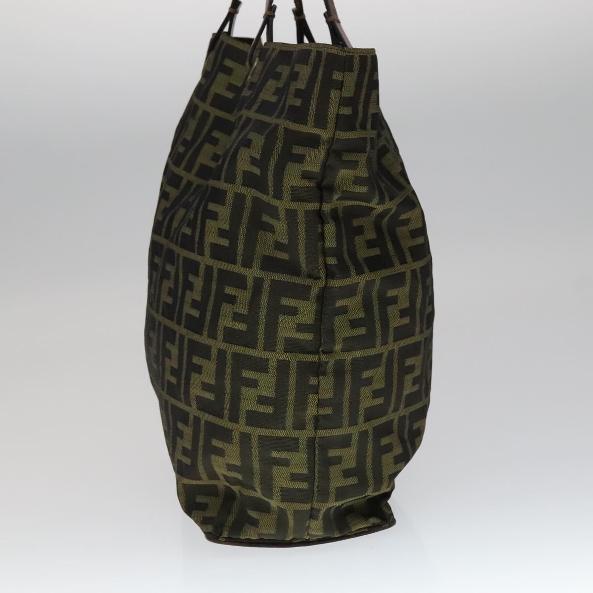 FENDI Zucca Canvas Tote Bag Brown Blackep7142