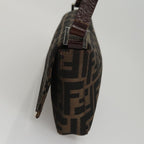FENDI Zucca Canvas Shoulder Bag Brownep7236