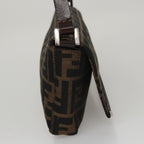 FENDI Zucca Canvas Shoulder Bag Brownep7236