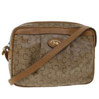 CELINE C Macadam Canvas Shoulder Bag Beige  ep906