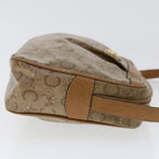 CELINE C Macadam Canvas Shoulder Bag Beige  ep906