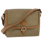 CELINE Macadam Canvas Shoulder Bag Beige  ep907