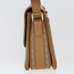 CELINE Macadam Canvas Shoulder Bag Beige  ep907