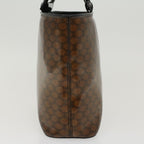 CELINE Macadam Canvas Hand Bag Brown  ep989