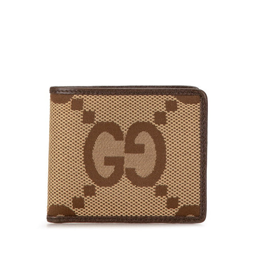 Gucci Jumbo GG Canvas Bifold Wallet