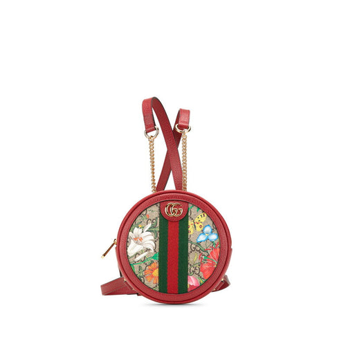 Gucci Ophidia Flora GG Supreme Backpack