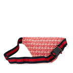 Gucci GG logo Childrens Star Canvas Leather Waist Bag
