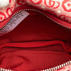 Gucci GG logo Childrens Star Canvas Leather Waist Bag