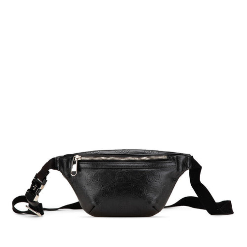 Gucci GG Embossed Leather Belt Bag
