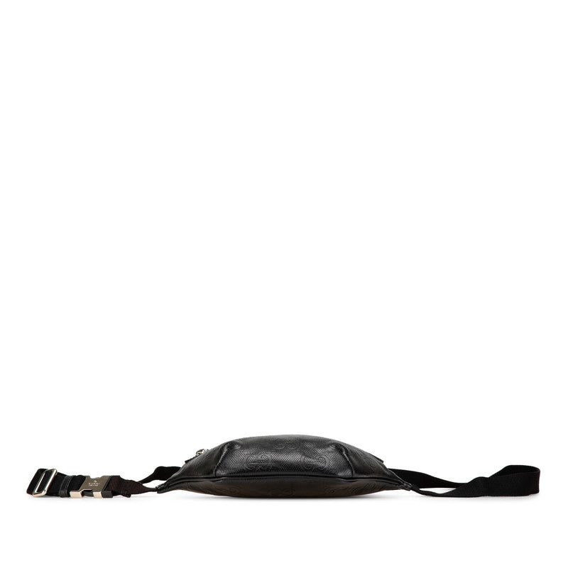 Gucci GG Embossed Leather Belt Bag