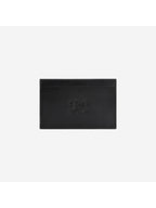 CELINE Satinated Triomphe Embossed Calfskin Card Wallet Black
