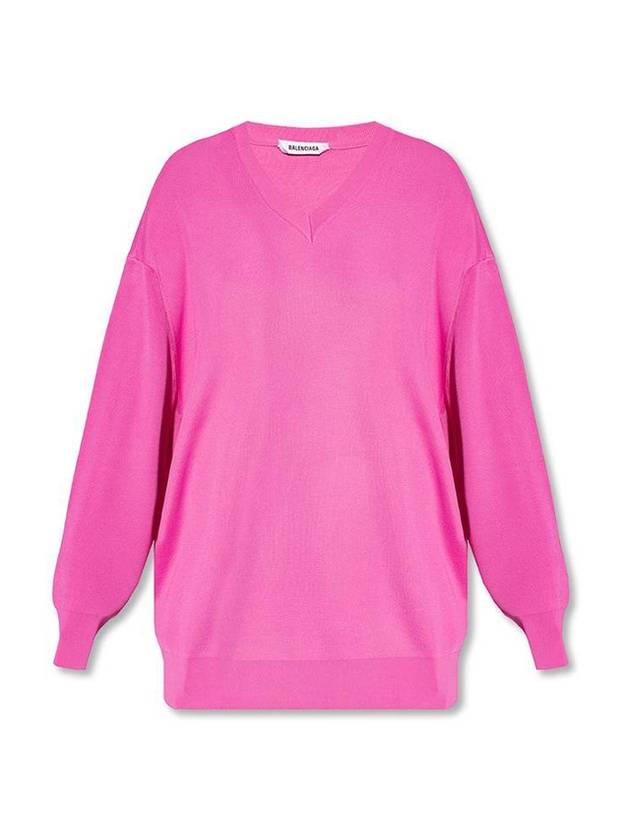 Balenciaga knit top pink