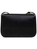 Burberry Snip Leather Cross Bag Sand Black