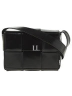 Bottega Veneta Large Intrecciato Cross Bag Black