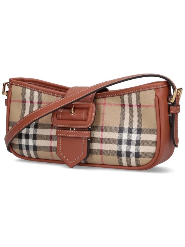 Burberry Check Shoulder Bag Brown