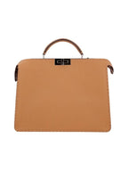 Fendi Peekaboo ISeeU Leather Tote Bag Beige