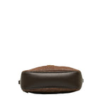 Saint Laurent Cassandra Tassel  Shoulder Bag 612542 Brown Raffia Leather