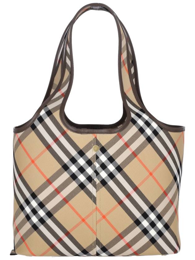 Burberry Check Small Tote Bag Sand