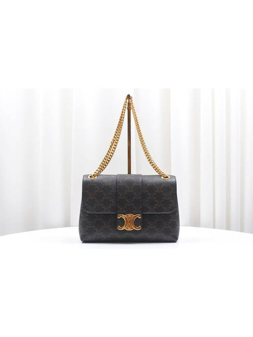 CELINE Triope Victoire Bag Medium Chain Shoulder 115852FRH 04LU
