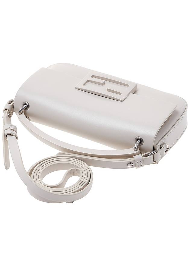 Fendi Baguette Phone Pouch Cross Bag White