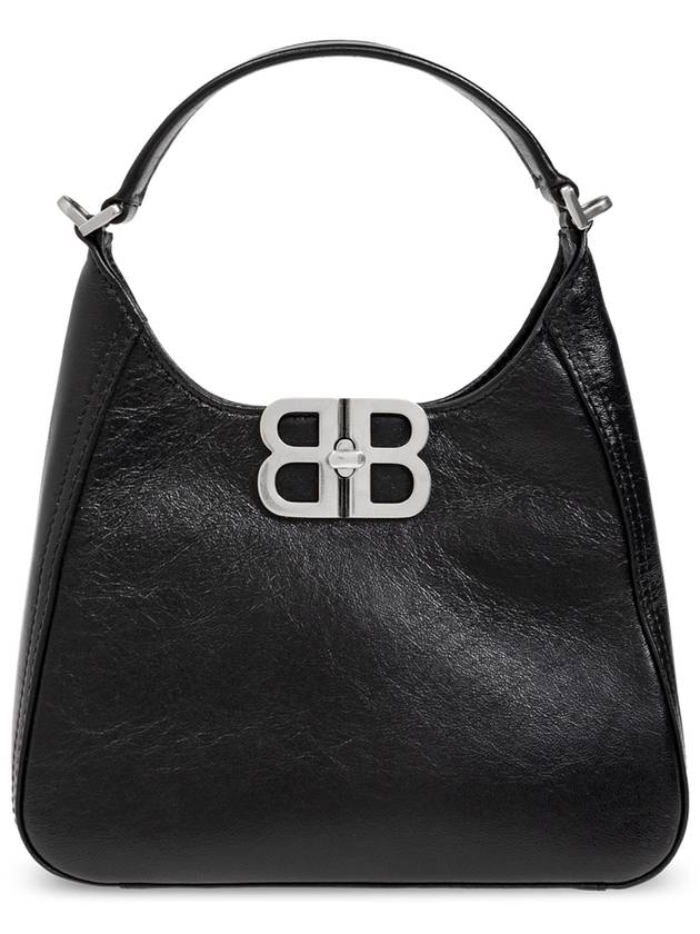 Balenciaga BB Soft Hobo Tote Bag Black