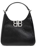 Balenciaga BB Soft Hobo Tote Bag Black