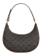 CELINE Triomphe Medium Ava Shoulder Bag Tan