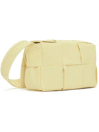 Bottega Veneta Cassette Small Leather Cross Bag Yellow