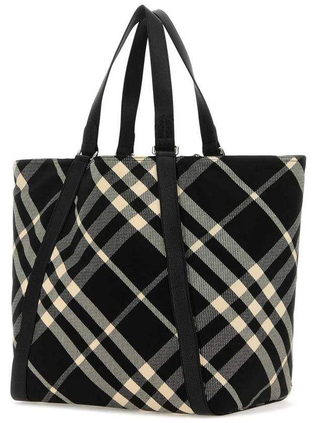 Burberry Festival Canvas Tote Bag Black