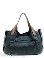 CELINE Vintage leather tote and shoulder bag
