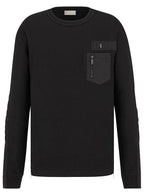 Pocket Patch Long Sleeve T-Shirt Black Dior