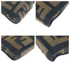 Fendi Zucca Canvas Flat Messenger Bag - '10s